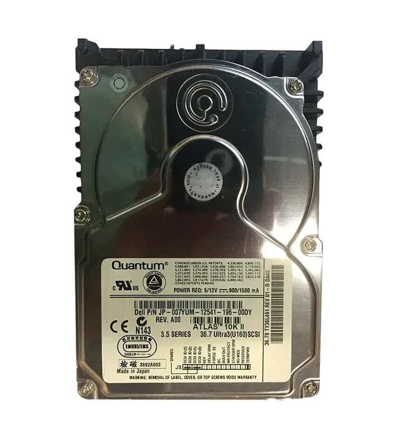 TY36L461 - Quantum 36.7GB 10000RPM SCSI 160MB/s 3.5-in Hard Drive