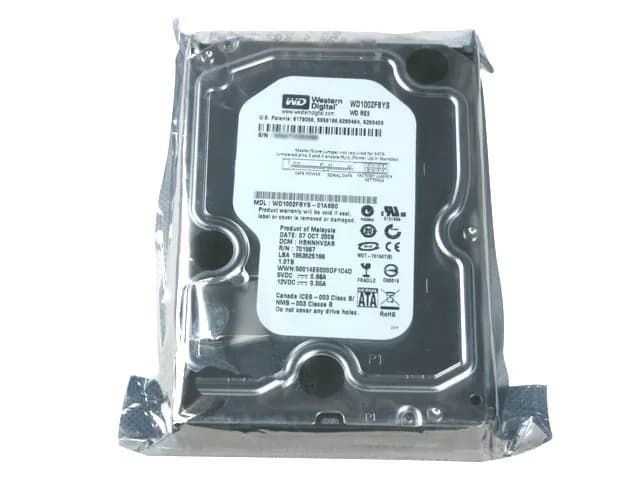 WD1002FBYS - Western Digital RE3 1TB 7200RPM SATA 3.5-Inch Hard Drive