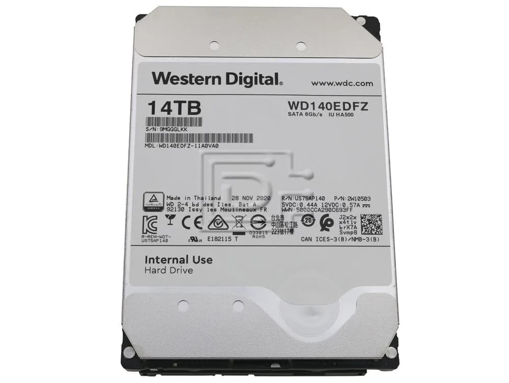 WD140EDFZ - Western Digital 14TB 5400RPM SATA 6Gb/s 3.5-in HDD