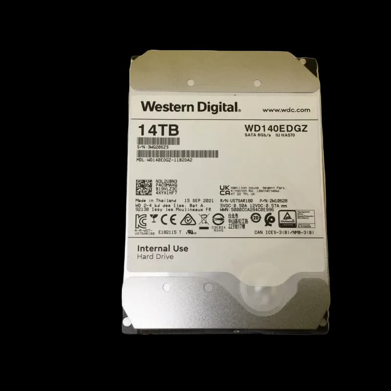 WD140EDGZ - Western Digital 14TB 5400RPM SATA 3.5-Inch Hard Drive