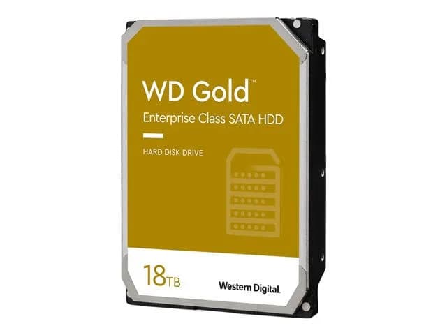 WD181KRYZ - Western Digital Gold 18TB 7200RPM SATA 3.5-Inch Hard Drive