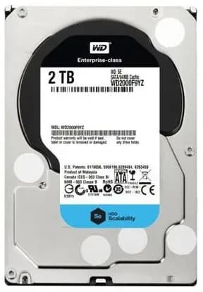 WD2000F9YZ - Western Digital 2TB 7200RPM SATA 6Gb/s 3.5-In Hard Drive