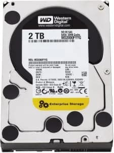 WD2000FYYG - Western Digital RE 2TB 7200RPM SAS 3.5-Inch Hard Drive