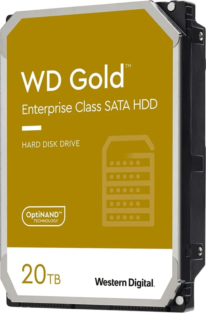 WD202KRYZ - Western Digital Gold 20TB 7200RPM SATA 3.5-Inch Hard Drive