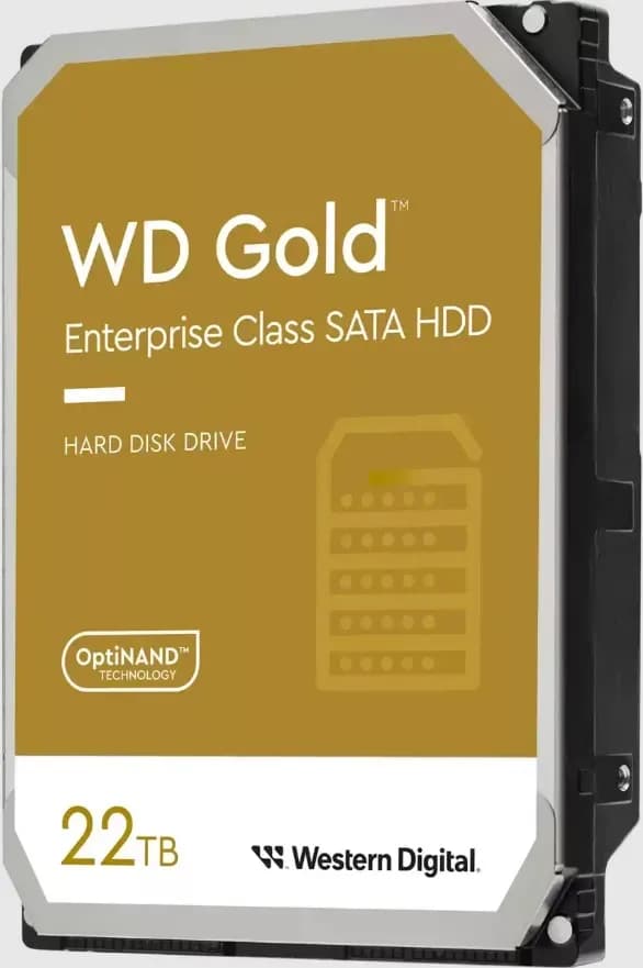 WD221KRYZ - Western Digital Gold 22TB 7200RPM SATA 3.5-Inch Hard Drive