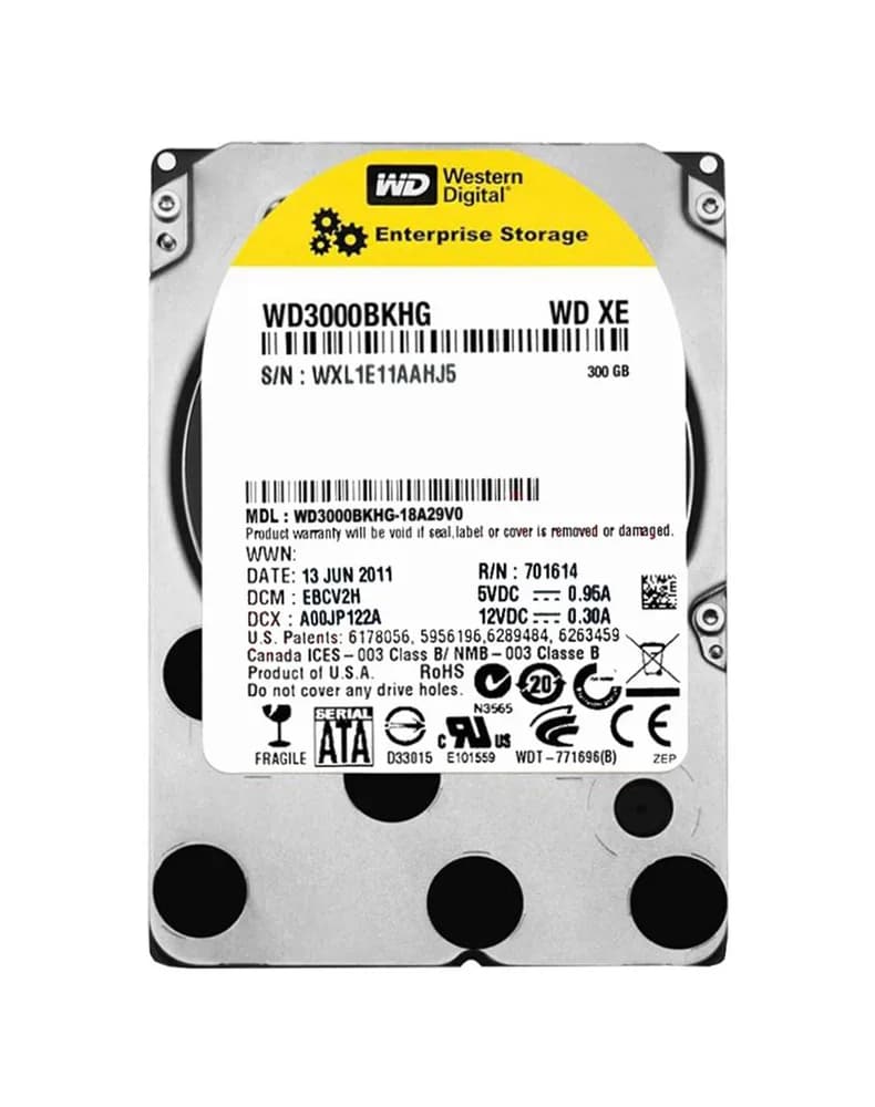 WD3000BKHG - Western Digital Caviar S25 300GB 10000RPM SAS 2.5" HDD