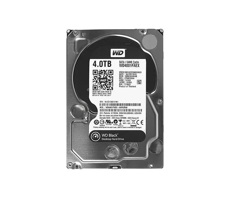 WD4001FAEX - Western Digital 4TB 7200RPM SATA 6Gb/s 3.5-in Hard Drive