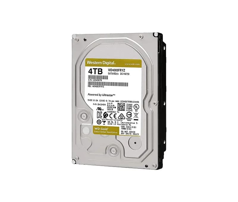 WD4003FRYZ - Western Digital 4TB 7200RPM SATA 6Gb/s 3.5-in Hard Drive