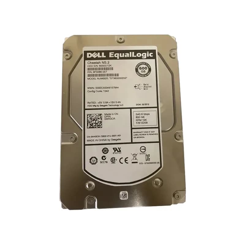 WK0CR - Dell 600GB 10000RPM SAS 3.5-Inch Hard Drive