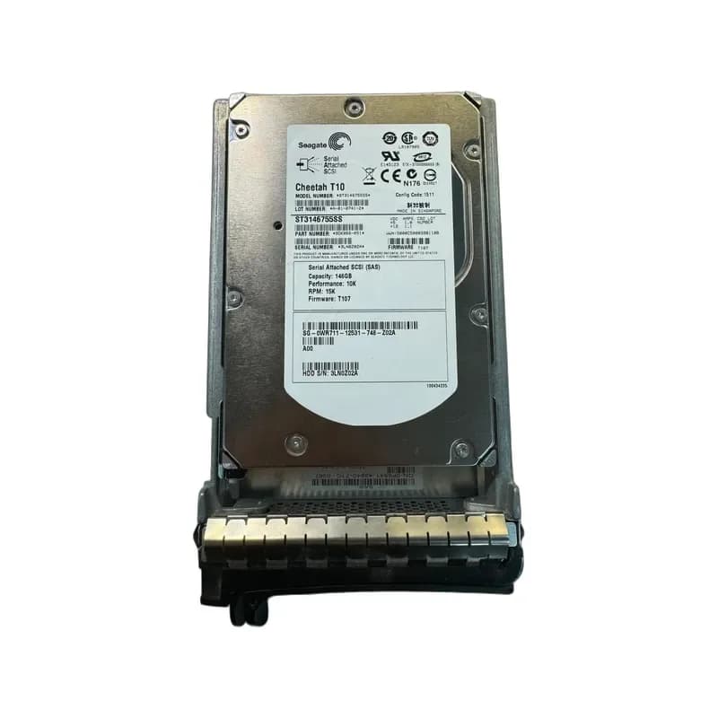 WR711 - Dell 146GB 10000RPM SAS 3Gb/s 3.5-Inch Hard Drive