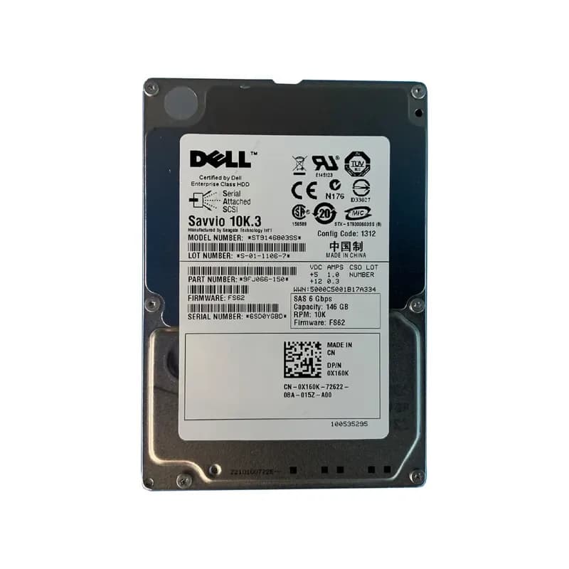 X160K - Dell 146GB 10000RPM SAS 2.5-Inch Hard Drive