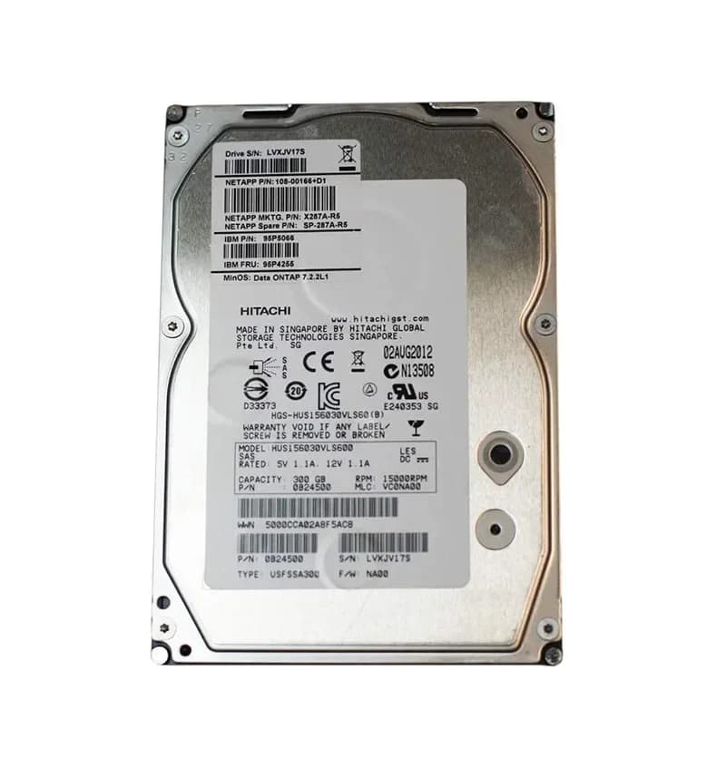 X287A - NetApp 300GB 15000RPM SAS 3Gb/s 3.5-in Hard Drive