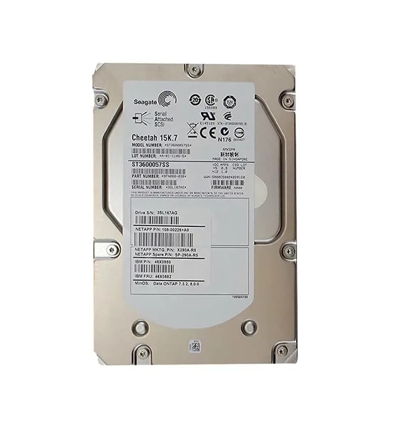 X290A - NetApp 600GB 15000RPM SAS 6Gb/s 3.5-Inch Hard Drive