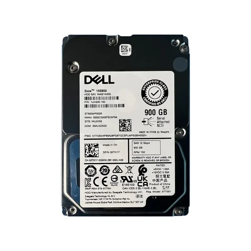XTH17 - Dell 900GB 15000RPM SAS 2.5-Inch Hard Drive