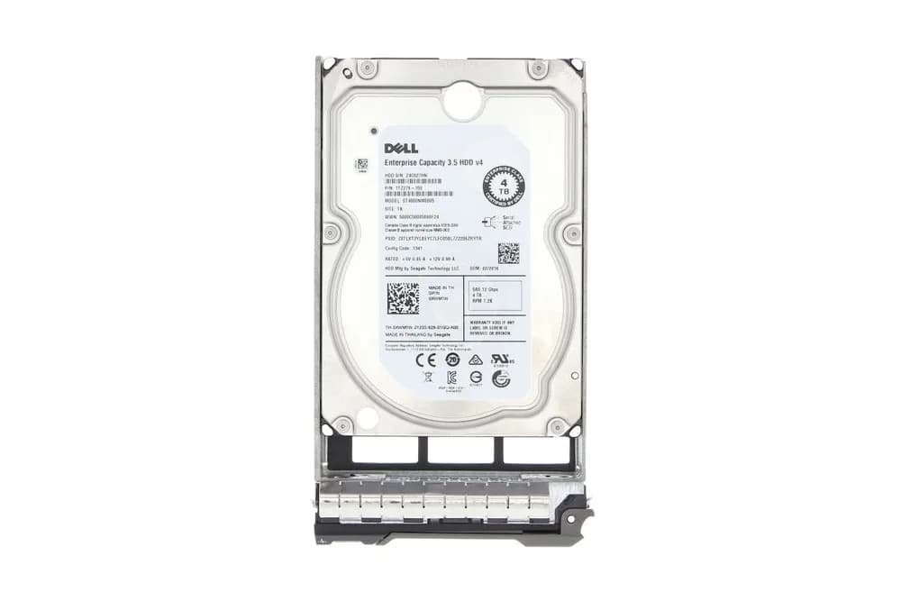 XW1MW - Dell 4TB 7200RPM SAS 12Gb/s 3.5-inch Hard Drive