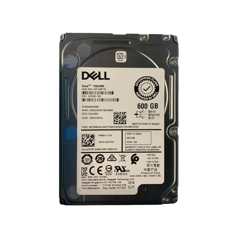 XXTRP - Dell 600GB 10000RPM SAS 2.5-Inch Hard Drive