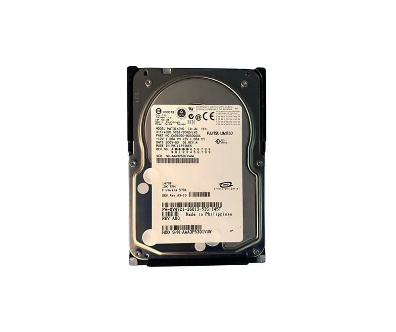 Y4721 - Dell 146GB 10000RPM SCSI 320MB/s 3.5-in Hard Drive