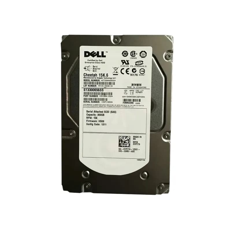 YP778 - Dell 300GB 15000RPM SAS 3.5-Inch Hard Drive