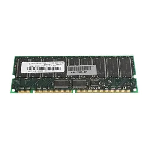 127007-021 - HP 128MB 133MHz PC133 ECC RDIMM Rank Memory