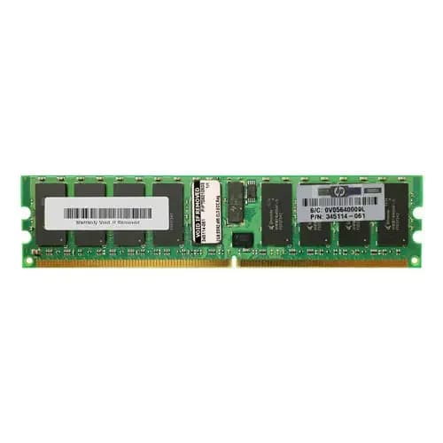 345114-061 - HP 2GB DDR2 400MHz ECC Registered RDIMM 1.8V 240p Memory