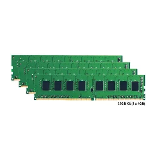 370-ABUR - Dell 32GB Kit (8x4GB) DDR4 2133MHz CL15 ECC RDIMM Memory