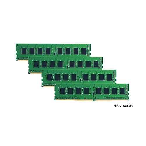 370-ACQL - Dell 1TB Kit (16 x 64GB) DDR4 2400MHz ECC RDIMM Memory