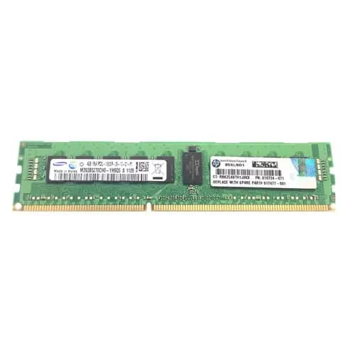 617677-001 - HP 4GB DDR3 1333MHz CL9 ECC RDIMM Memory Module