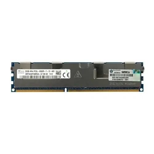 628975-081 - HP 32GB DDR3 1066MHz ECC RDIMM 1.35V 240-Pin Memory