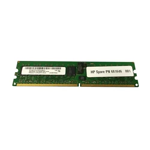 681646-001 - HP 4GB ECC Registered 240-Pin DIMM Memory Module