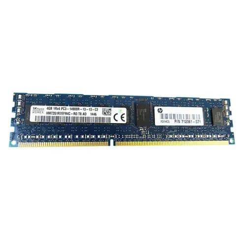 712381-571 - HP 4GB DDR3 1866MHz CL13 ECC RDIMM Memory Module