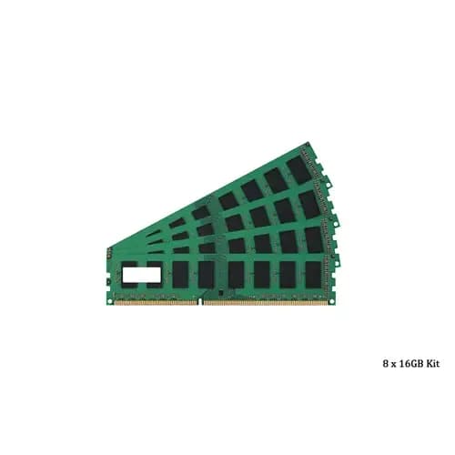 730-ABUS - Dell 128GB Kit (8x16GB) DDR4 2133MHz CL15 ECC RDIMM Memory