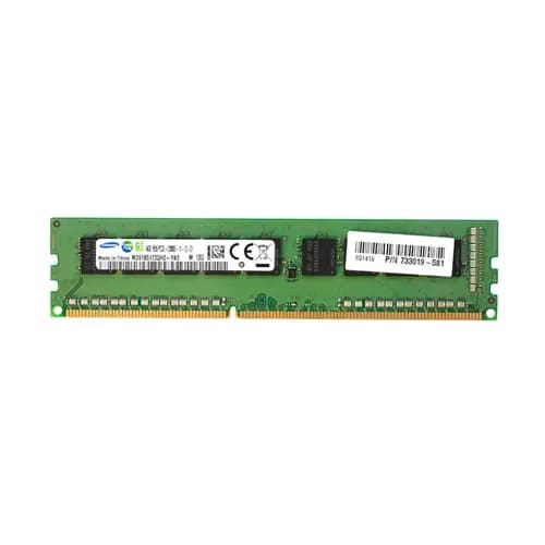 733019-581 - HP 4GB DDR3 1600MHz CL11 ECC UDIMM Memory Module