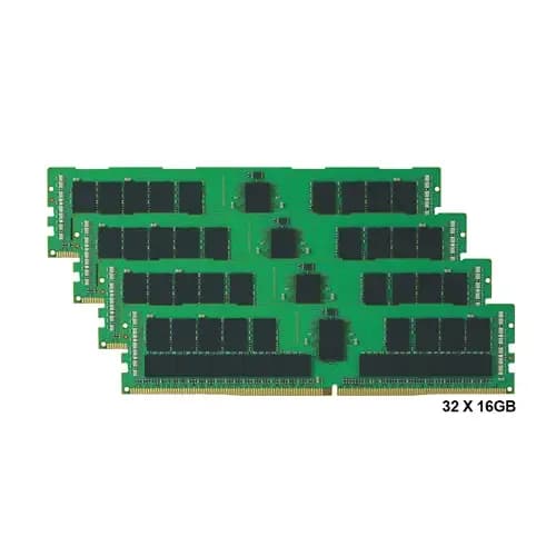 H7C07A - HP 512GB Kit (32x16GB) DDR4 2400MHz CL17 ECC RDIMM Memory