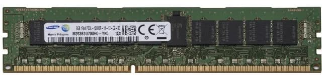 M393B1G70QH0-YK0 - Samsung 8GB DDR3 1600MHz ECC RDIMM Memory Module