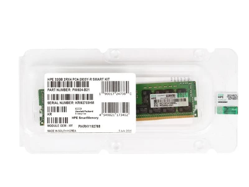 P00924-B21 - HPE 32GB DDR4 2933MHz ECC RDIMM Memory Module