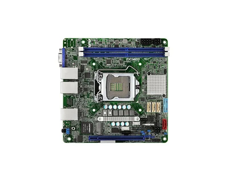 E3C246D2I - ASRock Socket LGA1151 C246 Chipset MINI-ITX System Board