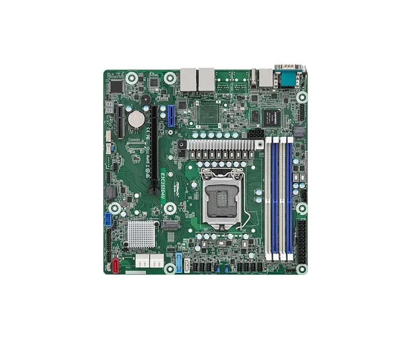 E3C252D4U - ASRock Socket H5 LGA1200 Intel C252 Chipset Micro-ATX System Board (Motherboard) Supports Xeon E-2300 / Pentium Series DDR4 4x DIMM