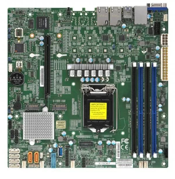 X11SCM-F - Supermicro LGA1151 C246 Chipset M-ATX Motherboard
