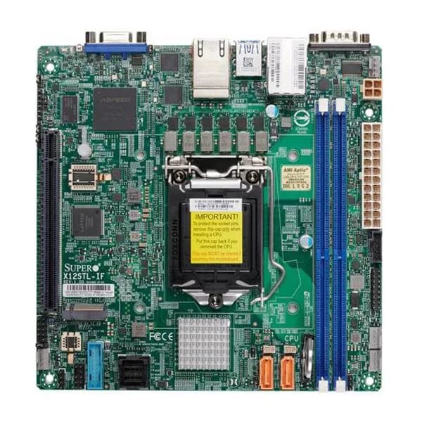 X12STL-IF - Supermicro LGA1200 C252 Chipset M-ITX Motherboard DDR4