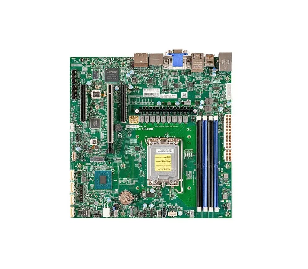X13SAZ-F - Supermicro Intel LGA1700 Micro-ATX Server Motherboard
