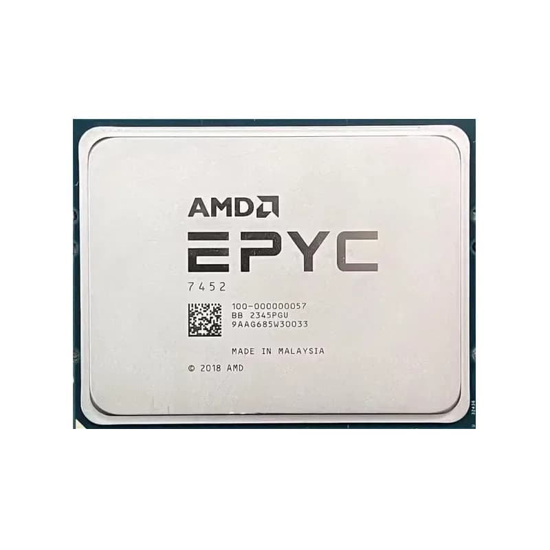 100-000000057 AMD EPYC 7452 2.35GHz 32 Core Socket SP3 Server CPU
