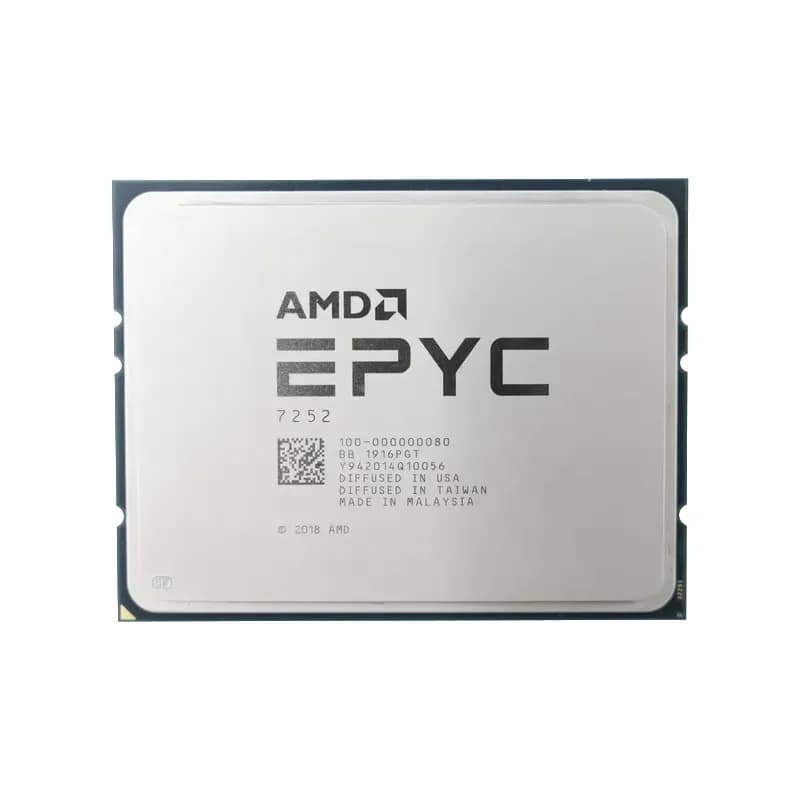 100-000000080 AMD EPYC 7252 3.1GHz 8 Core Socket SP3 Server CPU