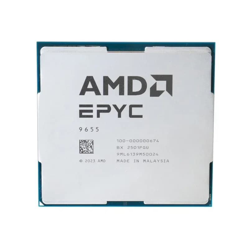 100-000000674 AMD EPYC 9655 2.6GHz 96 Core Socket SP5 Server CPU