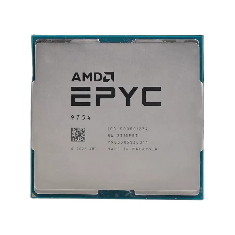100-000001234 AMD EPYC 9754 2.25GHz 128 Core Socket SP5 Server CPU