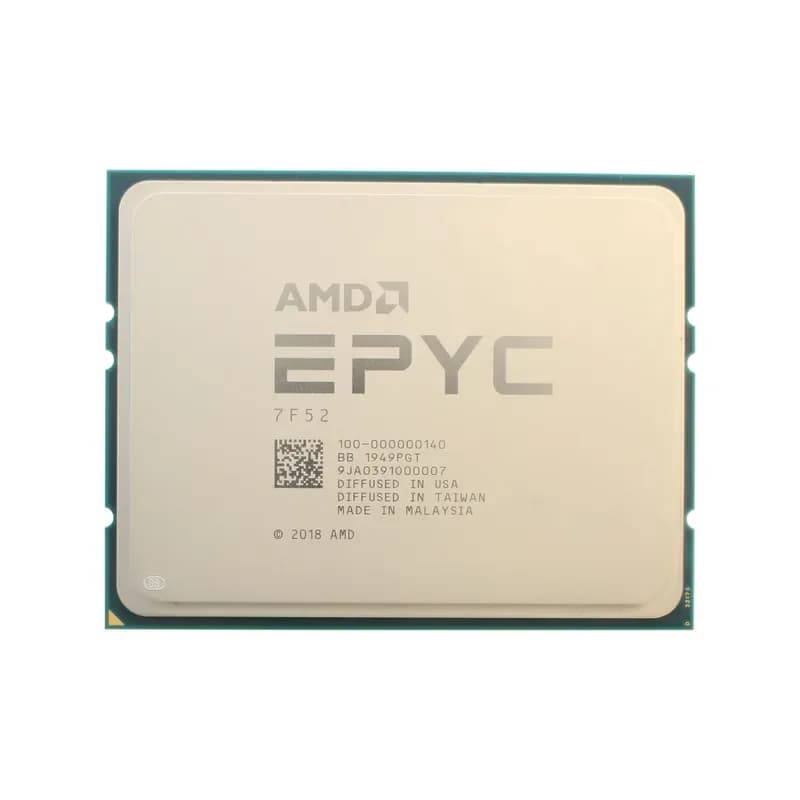 P26983-001 HPE EPYC 7F52 3.5GHz 16 Core Socket SP3 Server CPU