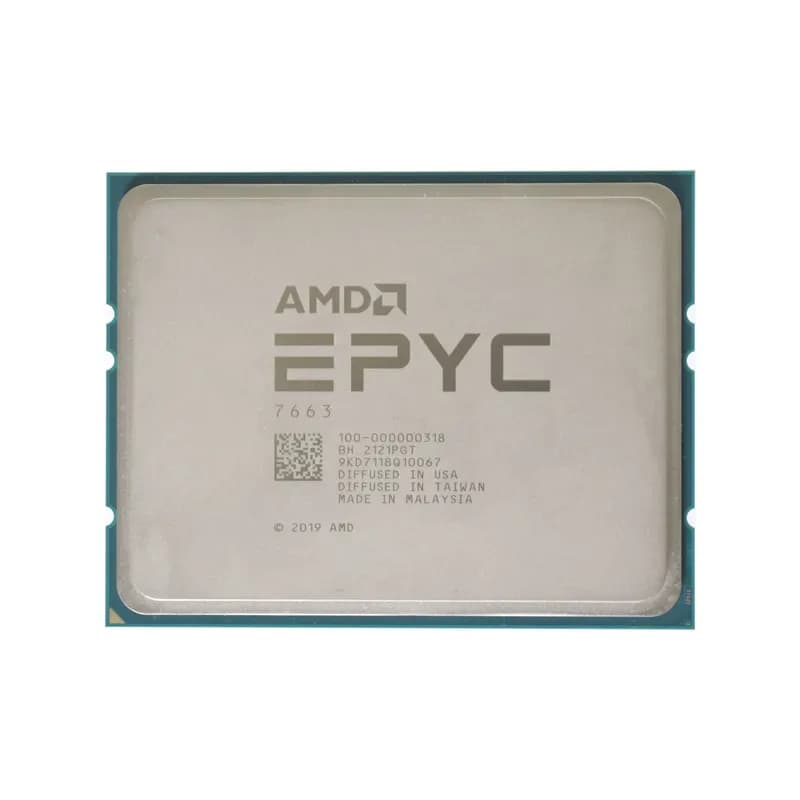 P39060-001 HPE EPYC 7663 2GHz 56 Core Socket SP3 Server CPU