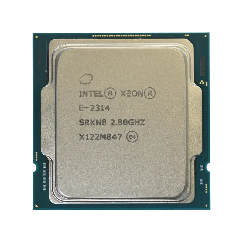 SRKN8 Intel Xeon E-2314 2.8GHz 4 Core Socket LGA1200 Server CPU