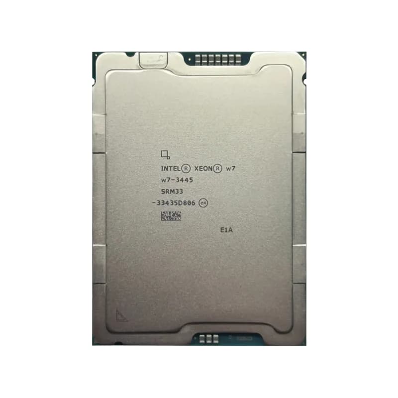 SRM33 Intel Xeon w7-3445 2.60GHz 20 Core Socket FCLGA4677 Server CPU