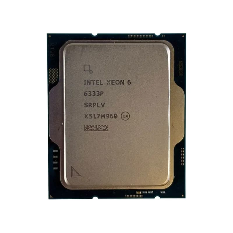 SRPLV Intel Xeon 6333P 3.1GHz 6 Core Socket FCLGA1700 Server CPU