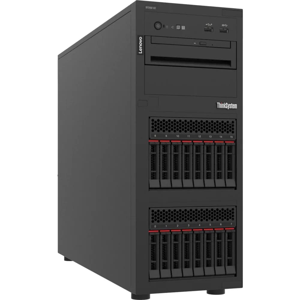 7D8FA02XNA - Lenovo ThinkSystem ST250 V2 1x Xeon E-2336 Tower Server